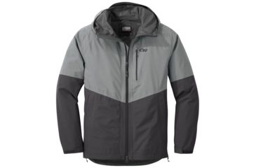 Image of Outdoor Research Foray Jacket - Mens, Light Pewter/Storm, Small, 2680801606006