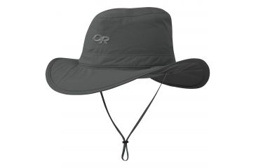 Image of Outdoor Research Ghost Rain Hat, Unisex, Charcoal, XS 243519-charcoal-XS