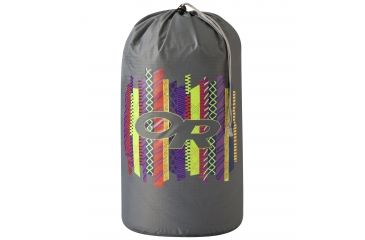 Image of Outdoor Research Graphic Stuff Sack 35L Span, Unisex, Pewter, One Size 250178-pewter-1size