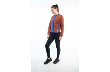 Image of Outdoor Research Grayland Fleece Jacket - Womens, Brick/Ultramarine, 2XL, 3005332517010