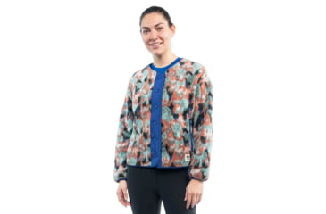 Image of Outdoor Research Grayland Fleece Printed Jacket - Womens, Cinnamon Print, 2XL, 3005342527010