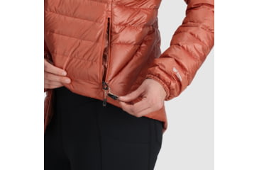 Image of Outdoor Research Helium Down Hoodie - Womens, Cinnamon/Brick, Extra Small, 2775912528005