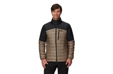 Image of Outdoor Research Helium Down Jacket - Mens, Sable/Black, Large, 3220952957008