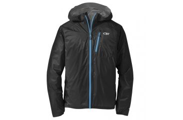Image of Outdoor Research Helium II Jacket, Black/Hydro, XXL, 242969-black/hydro-XXL