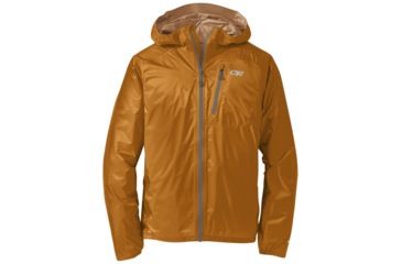 Image of Outdoor Research Helium II Jacket - Mens, Pumpkin/Pewter, Extra Large, 2429691359009