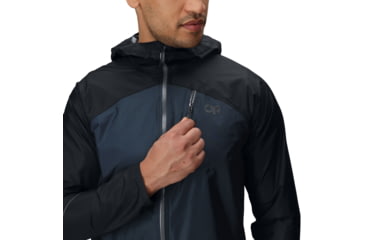 Image of Outdoor Research Helium Rain Jacket - Mens, Atlantic, Medium, 3224020252007