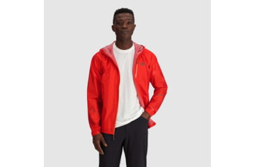 Image of Outdoor Research Helium Rain Jacket - Mens, Spice, Medium, 3224022448007