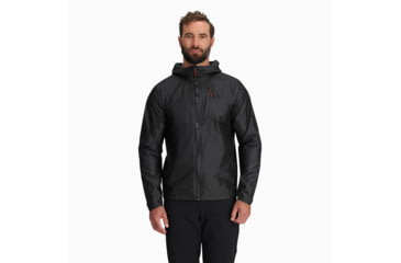 Image of Outdoor Research Helium Rain Jacket - Mens, Storm, Medium, 3224021288007