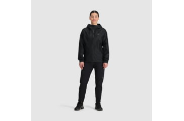 Image of Outdoor Research Helium Rain Jackets - Womens, Black, S, 3224050001006