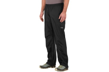 Image of Outdoor Research Helium Rain Pants - Mens, Black, 2XL, 2753870001010