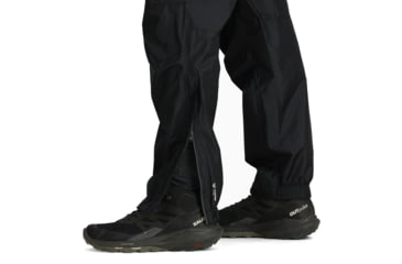 Image of Outdoor Research Helium Rain Pants - Mens, Black, Large, 3224030001008