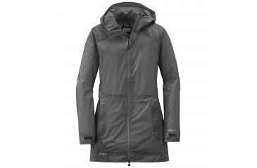 Image of Outdoor Research Helium Traveler Jacket, Women's, Pewter, M 244108-pewter-M