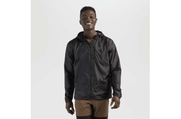 Image of Outdoor Research Helium Wind Hoodie - Mens, Black, Medium, 2799900001007