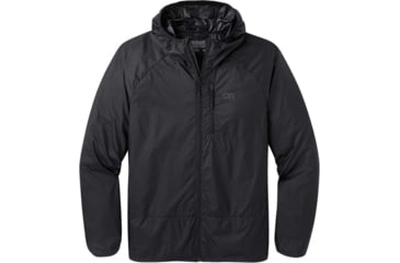 Image of Outdoor Research Helium Wind Hoodie - Mens, Black, Medium, 2799900001007