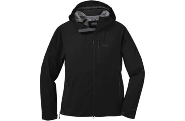 Image of Outdoor Research Hemispheres GORE-TEX Jacket - Women's, Large, Black, 2680920001008