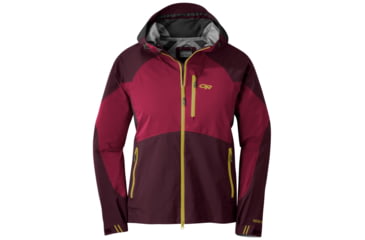 Image of Outdoor Research Hemispheres GORE-TEX Jacket - Women's, Small, Cacao/Beet, 2680921592006