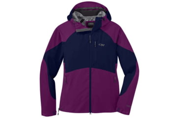 Image of Outdoor Research Hemispheres GORE-TEX Jacket - Women's, Medium, Magenta/Twilight, 2680921900007