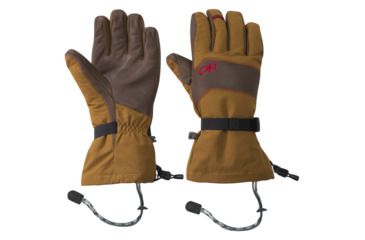 Image of Outdoor Research Highcamp Gloves - Mens, Ochre/Carob, Medium, 2680561319007