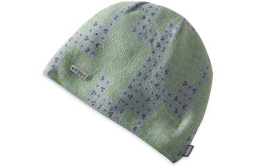 Image of Outdoor Research Igneo Facemask Beanie - Men's-Pewter/Lemongrass Print