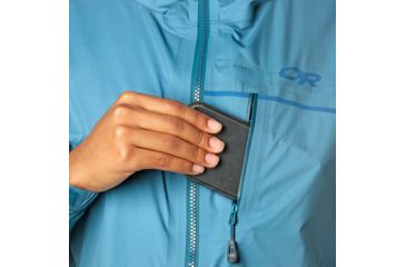 Image of Outdoor Research Interstellar Jacket - Womens, Washed Peacock, XS, 2644291272005