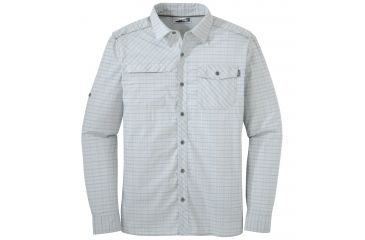 Image of Outdoor Research Kennebec Sentinel Shirt, Men's, Alloy, XXL 264610-alloy-XXL