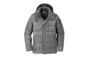 Image of Outdoor Research Ketchum Parka - Men's-Pewter-X-Large