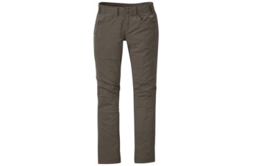 Image of Outdoor Research Kickstep Roll Up Pants - Womens, Mushroom, 4, Regular Inseam, 2681490771293