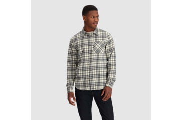 Image of Outdoor Research Kulshan Flannel Shirt - Mens, Bone, 2XL, 3000910003010