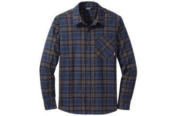 Image of Outdoor Research Kulshan Flannel Shirt - Mens, Night, Extra Large, 2776020218009