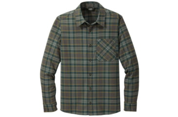 Image of Outdoor Research Kulshan Flannel Shirt - Mens, Storm, 2XL, 2776021288010