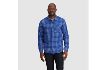 Image of Outdoor Research Kulshan Flannel Shirt - Mens, Topaz, 2XL, 3000912452010