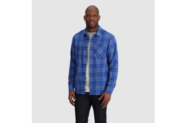 Image of Outdoor Research Kulshan Flannel Shirt - Mens, Topaz, 2XL, 3000912452010