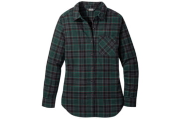 Image of Outdoor Research Kulshan Flannel Tunic - Womens, Fir, Extra Large, 2776111858009