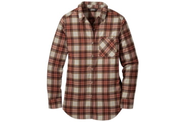 Image of Outdoor Research Kulshan Flannel Tunic - Womens, Overcast, Extra Large, 2776111861009