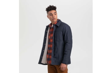 Image of Outdoor Research Lined Chore Jacket - Mens, Naval Blue, Large, 2832151289008