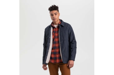 Image of Outdoor Research Lined Chore Jacket - Mens, Naval Blue, Large, 2832151289008