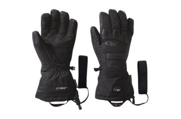 Image of Outdoor Research Lucent Heated Sensor Gloves, Black, Small, 2715430001006