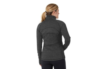 Image of Outdoor Research Melody Full Zip - Womens, Black Heather, Small, 2714850012006
