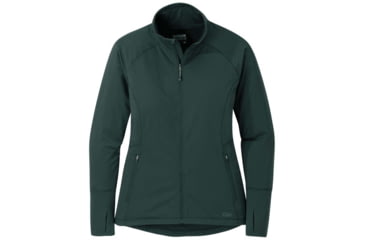 Image of Outdoor Research Melody Full Zip - Womens, Fir, Large, 2714851858008
