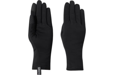 Image of Outdoor Research Merino 150 Sensor Liners, Black, Small, 2832850001006
