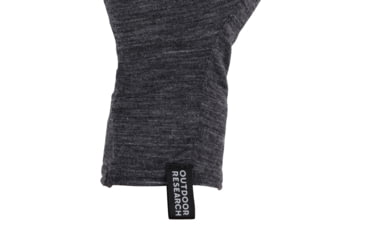 Image of Outdoor Research Merino 150 Sensor Liners, Charcoal Heather, Large, 2832850893008