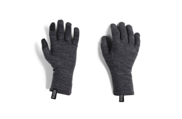 Image of Outdoor Research Merino 150 Sensor Liners, Charcoal Heather, Large, 2832850893008