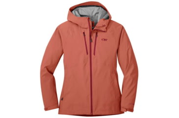 Image of Outdoor Research MicroGravity AscentShell Jacket - Womens, Alpenglow, Extra Large, 2743990562009
