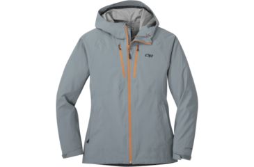 Image of Outdoor Research MicroGravity AscentShell Jacket - Women's, Lead, Extra Large, 2743991771009