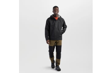 Image of Outdoor Research Motive AscentShell Jacket - Mens, Black, S, 2799860001006