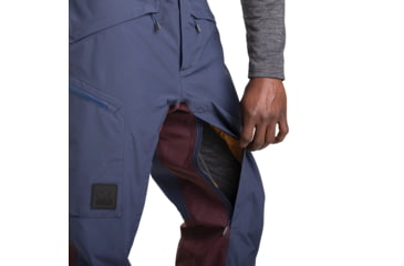 Image of Outdoor Research MT Baker Storm Bibs - Mens, Elk/Naval Blue, Small, 2831952053006