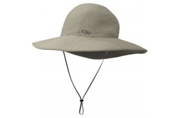 Image of Outdoor Research Oasis Sun Sombrero, Women's, Khaki, L 264388-khaki-L