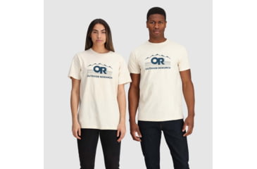 Image of Outdoor Research OR Advocate T-Shirt, Sand/Harbor, Small, 2800422617006