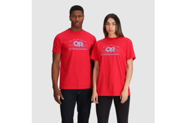 Image of Outdoor Research OR Advocate T-Shirt, Spice/Topaz, Medium, 2800422619007