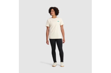 Image of Outdoor Research OR Lockup Back Logo T-Shirt, Sand/Verdant, Medium, 2895462622007